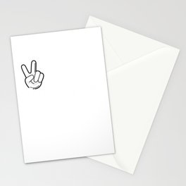 Peace Out Eighth grade Last Day of School Teacher Student  Stationery Card
