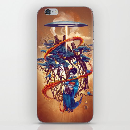 Pine container iPhone & iPod Skin