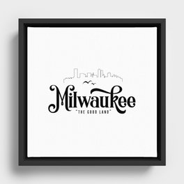 Milwaukee Framed Canvas