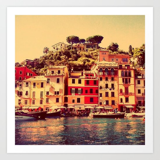 Buongiorno Portofino! Art Print