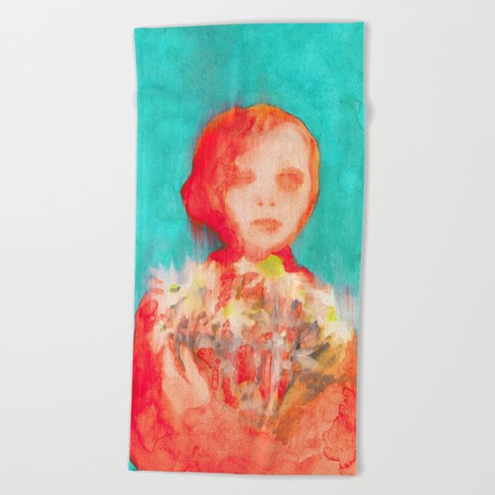 She Daisy Beach Towel