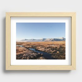 Owens Valley Recessed Framed Print