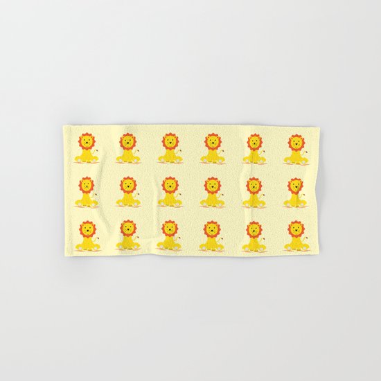 Small lion Hand & Bath Towel