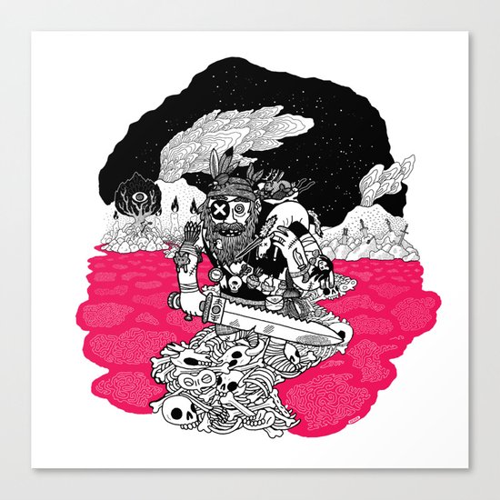 The Taxidermist Canvas Print