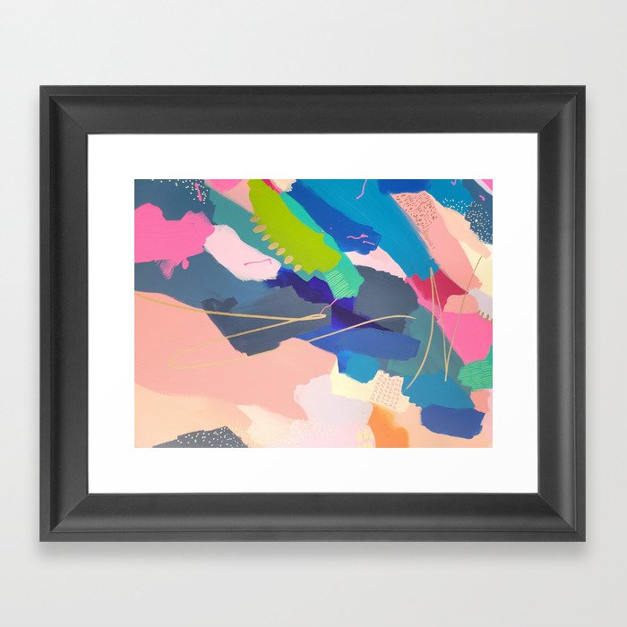 Happy Colors Framed Art Print
