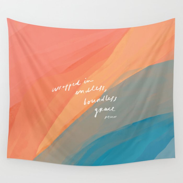 Wrapped In Endless Boundless Grace Wall Tapestry By Morganharpernichols Society6 Browse and search the poetry, prose, and artwork of morgan harper nichols. wrapped in endless boundless grace wall tapestry by morganharpernichols
