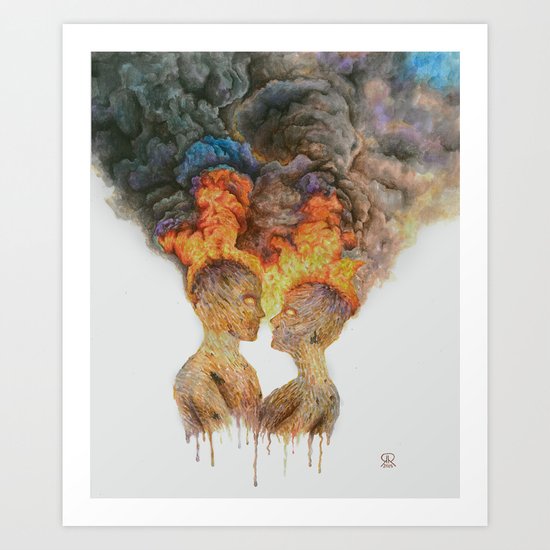 Abrazo Art Print