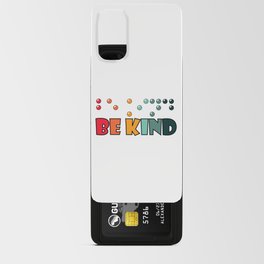Be Kind Braille Literacy Visually Impaired Blindness Awareness Android Card Case
