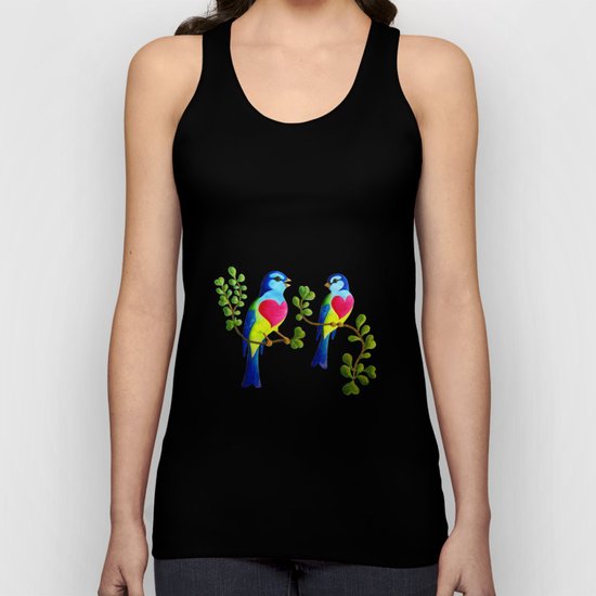 finches love Unisex Tank Top
