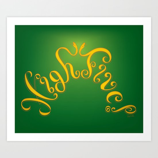 High Five Art Print