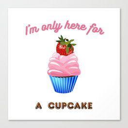 Cupcake for a sweet tooth Canvas Print