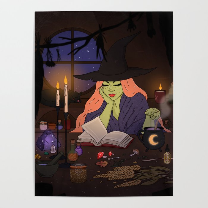 Lofi Witch Poster
