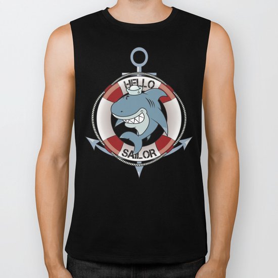 Hello sailor! Biker Tank
