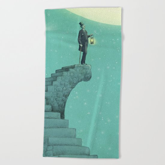 Moon Steps Beach Towel