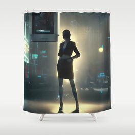 Leaving Sin City Shower Curtain