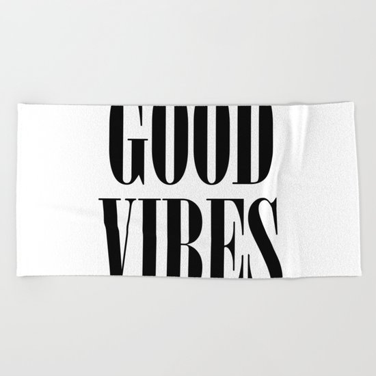 Good Vibes Beach Towel