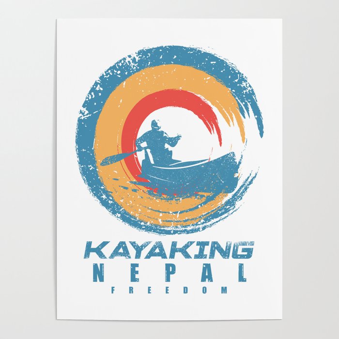 nepal Kayak Adventure Poster