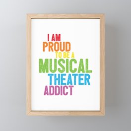 Musical Theater Pride Framed Mini Art Print