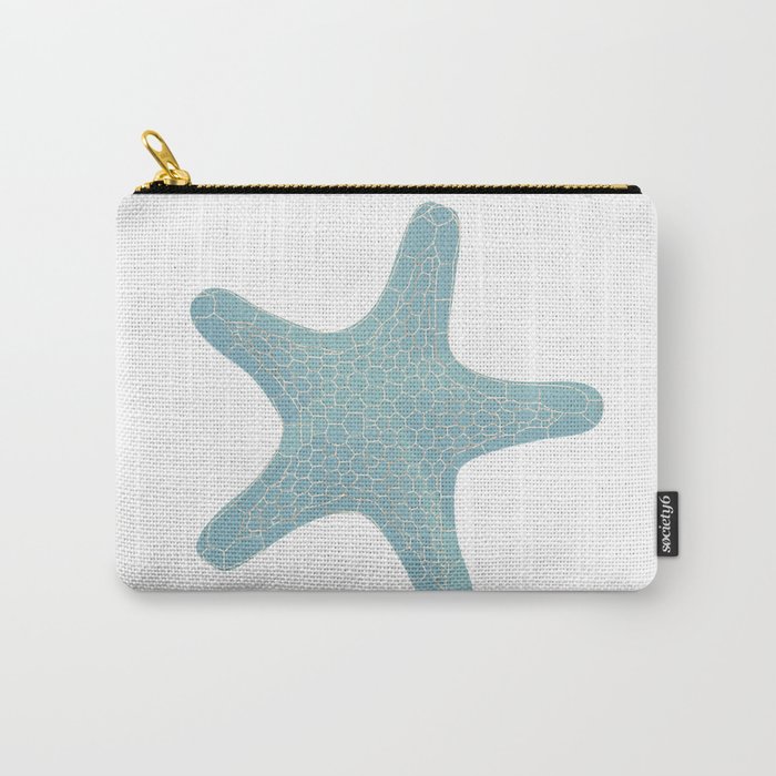 Starfish - blue Carry-All Pouch