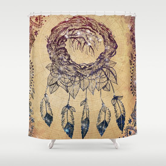 The Dreaming Tree III Shower Curtain