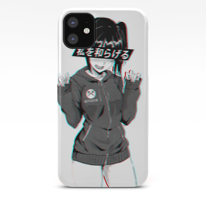 Relief Sad Japanese Anime Aesthetic Iphone Case By Poser Boy