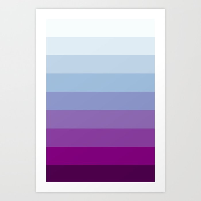 Purple Horizon Art Print
