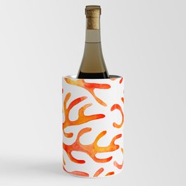Coral Watercolor - Orange Wine Chiller