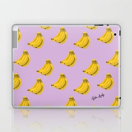 Bananas Yellow- Lilac background Laptop Skin