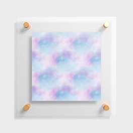 Pink Blue Iridescent Pattern Floating Acrylic Print