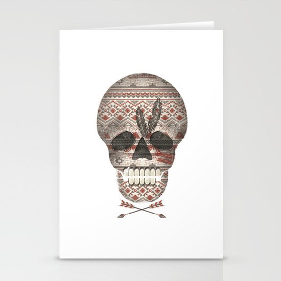 SKULL & ARROW Stationery Cards