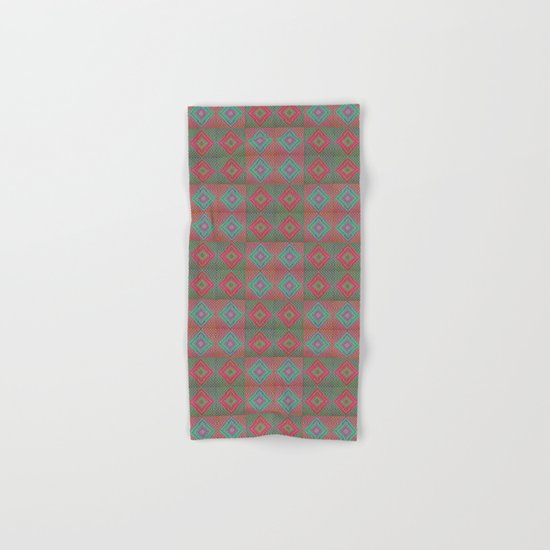 Colonial Rug Pattern Hand & Bath Towel