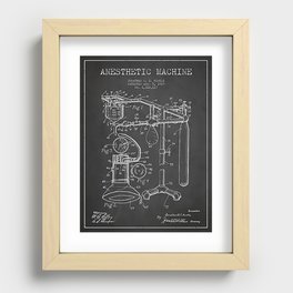 Vintage Anesthesia Machine Contrast Recessed Framed Print