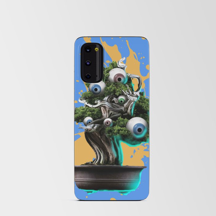 Japanese Bonsai Tree With Eyes Android Card Case