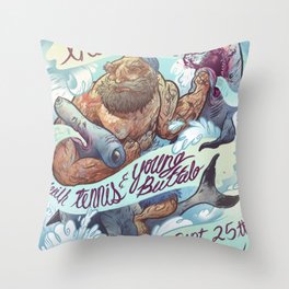 The Vaccines (band poster) Throw Pillow
