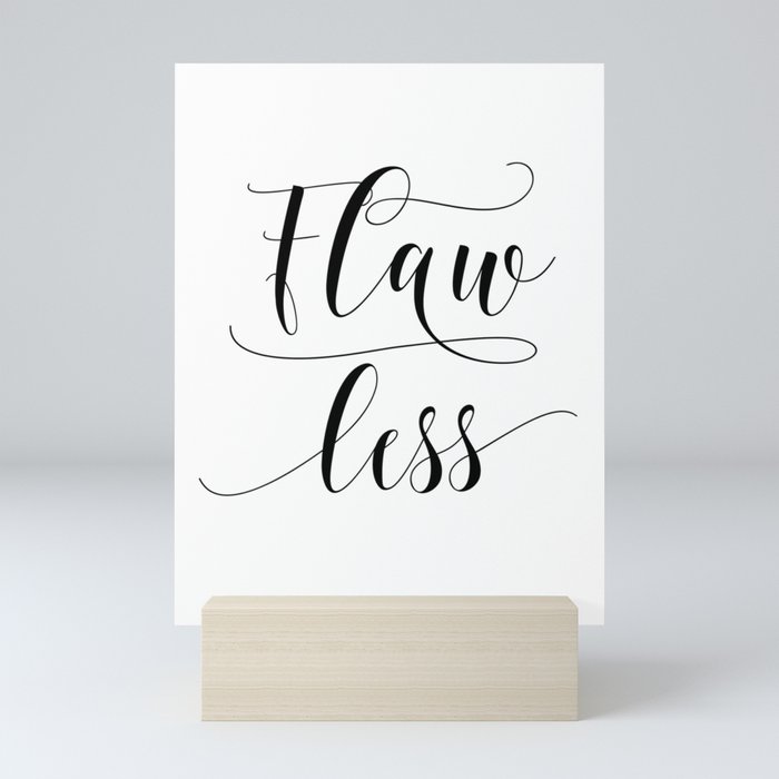 Girls Wall Quote Flawless Formation Quote Print Girls Room Decor Girls Bedroom Decor Song Lyrics Mini Art Print By Alextypography