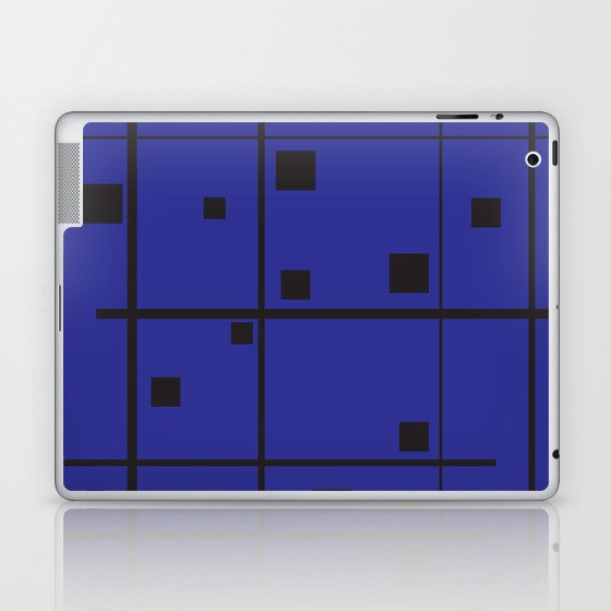 Royal Blue Puzzle Laptop & iPad Skin