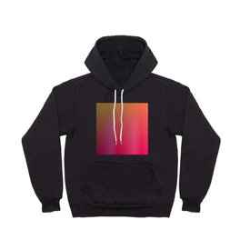 Whispered Circles Red, Magenta, Orange, Yellow Ombre Hoody