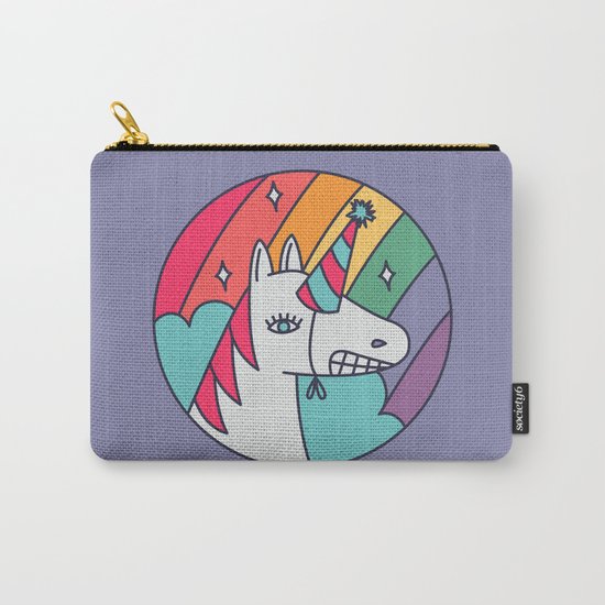 I Wish I Were a Unicorn Carry-All Pouch