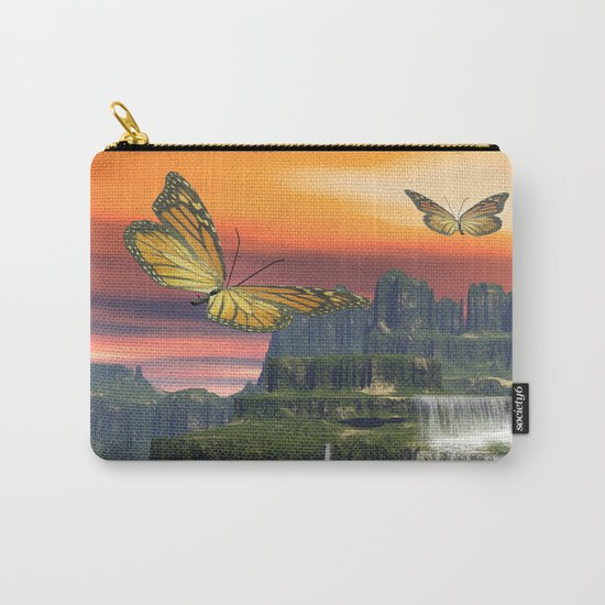 Butterflies Carry-All Pouch