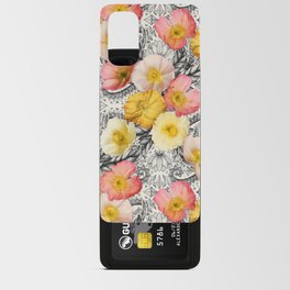 Collage of Poppies and Pattern Android Card Case