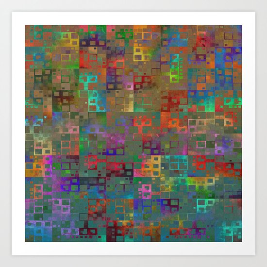 Geometrical Pattern 3 Art Print