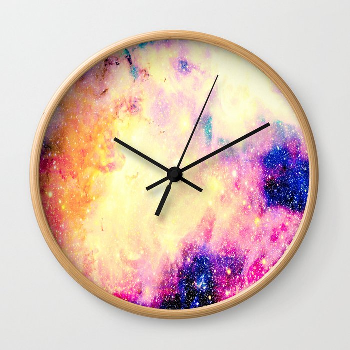 Galaxy: Carina Nebula Colorful Wall Clock