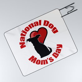 National Dog Mom's Day Picnic Blanket