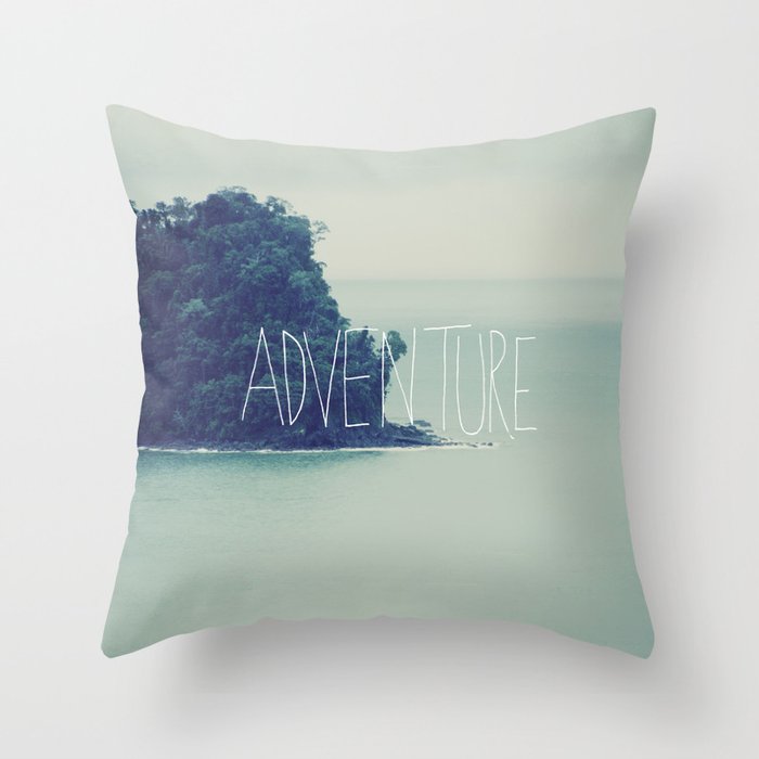 Adventure Island Throw Pillow