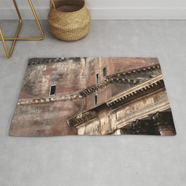 Pantheon of Rome Side View Rug
