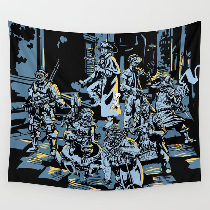 These Colors Don't Shadowrun Wall Tapestry