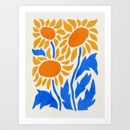 FOLIAGE 002: Sunflower | Flower Market Art Print