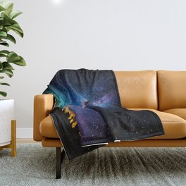 Milky Way Nights Throw Blanket