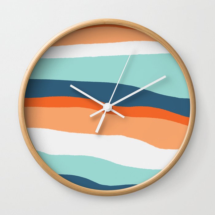 venice sunset Wall Clock