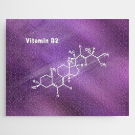 Vitamin D2, Structural chemical formula Jigsaw Puzzle